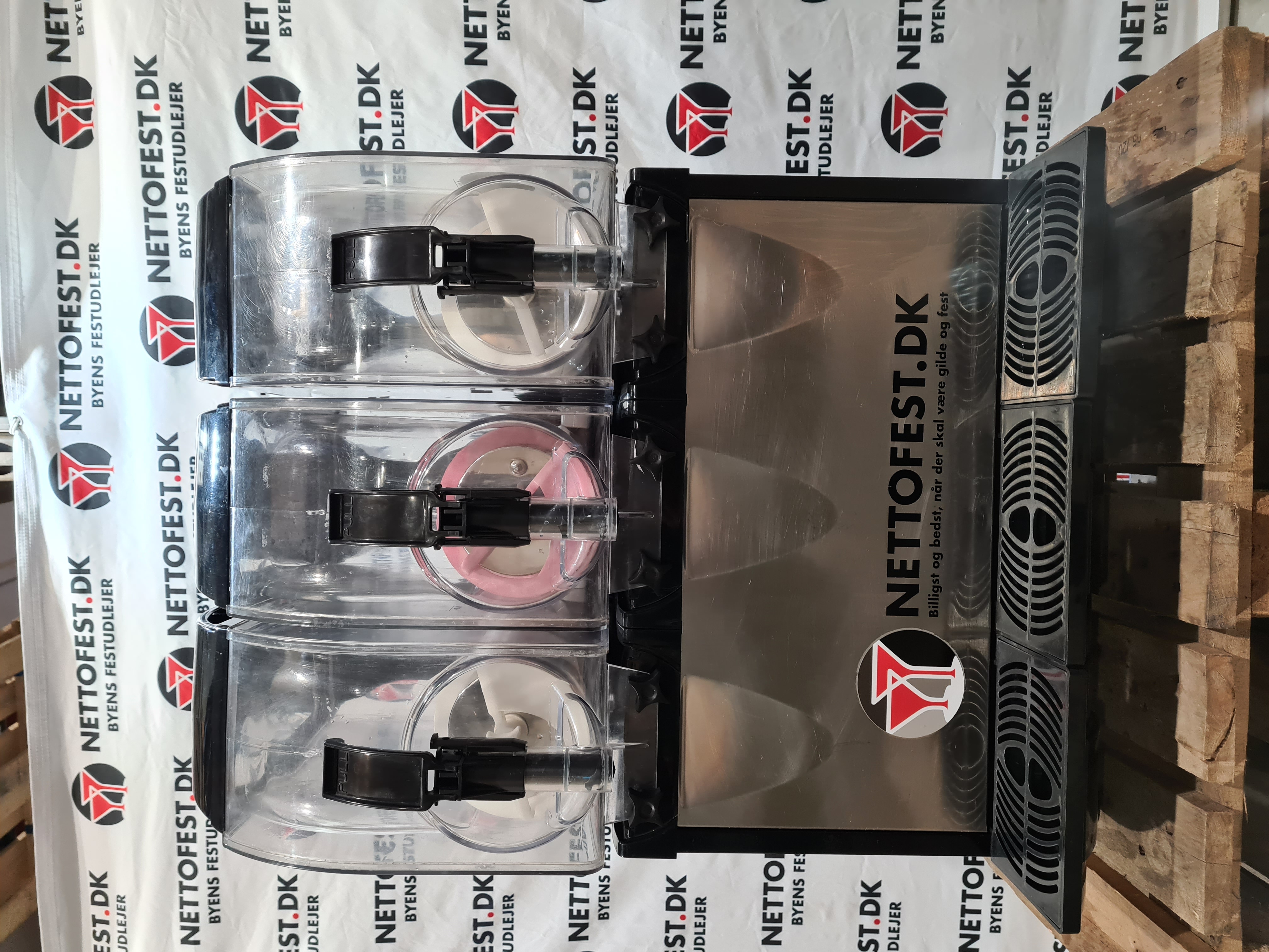 Slushicemaskine 3 kamre + Popcorn maskine thumbnail 1